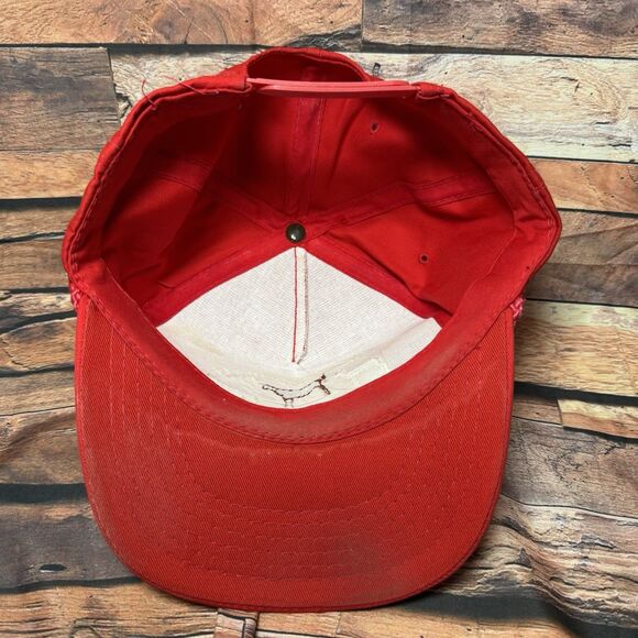Briscoe County Stock Show Hat Cap Red SnapBack Adjustable Rope Cow Pig Lamb - Picture 6 of 6